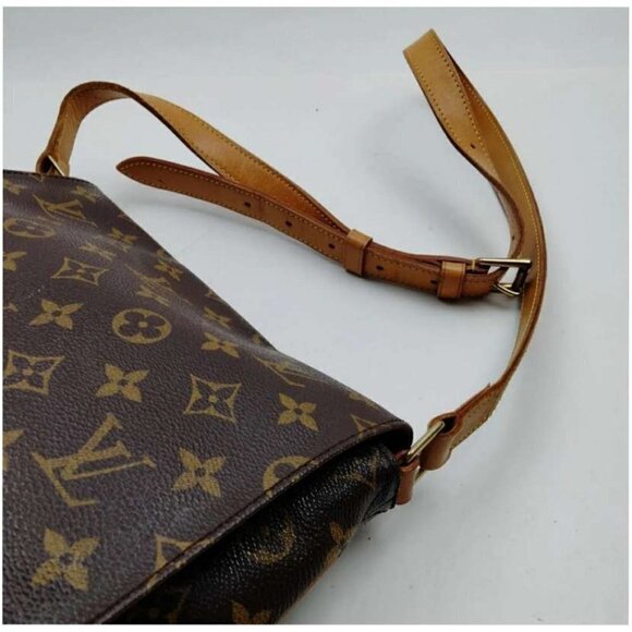 100% Authentic Louis Vuitton Musette Brown Monogram Shoulder Bag - Picture 4 of 9